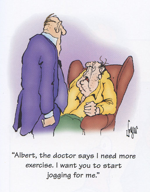exercise cartoon